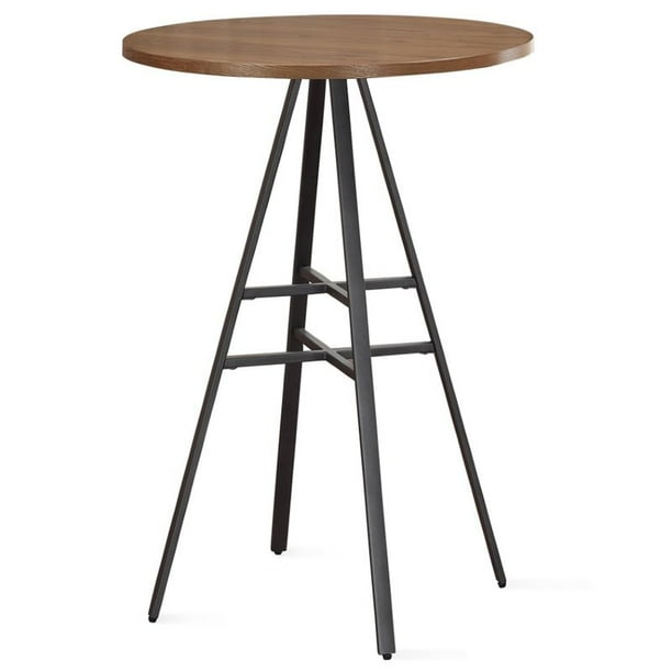 Stockton 42 Inch High Pub Table With Gray Metal Base Com - 42 Inch High Pub Table Sets Stockton 42 Inch High Pub Table With Gray Metal Base Com - 42 Inch High Pub Table Sets