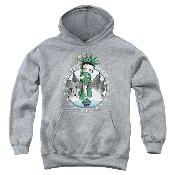 Betty Boop - Nyc - Youth Hooded Sweatshirt - Small