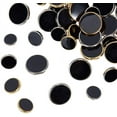thumbnail image 4 of 80pcs Metal Blazer Buttons Brass Flat Shank Buttons 15mm 22mm Vintage Antique Suits Button Set for Blazer Suits Coats Uniform and Jacket - Black + Silver/Gold, 4 of 7