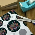 thumbnail image 3 of Samurai Warrior Japanese Demon Oni Mask Premium Gift Wrap Wrapping Paper Roll, 3 of 4