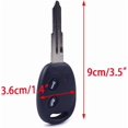 thumbnail image 2 of jfqm Car 2 Buttons Uncut Blade Blank Remote Key Case Shell Fit for Chevrolet Fit for Chevy Aveo 2004 2005 2006 2007 2008 2009 2010, 2 of 5
