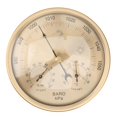thumbnail image 1 of Traditional Weather Hygrometer, 3 in 1 Round Brass Case Barometer Thermometer Station Barometer, 1 of 8
