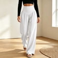 thumbnail image 2 of Khunlpohl Womens Casual Sports Pants Elastic High Waist Yoga Workout Wide Leg Pant Plain Loose Trousers with Pockets, 2 of 8