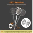 thumbnail image 2 of Soporte para cabezal de ducha BokWin de acero inoxidable, ajustable 360°, 2 of 7
