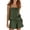Army Green, variant on Costeam Womens Solid Button Front Pocket Blouse and Casual Short Two Piece Outfit Elastic Waist Shorts Side Pockets Loose Fit Lightweight Summer Casual Co Ord Set