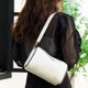 thumbnail image 4 of Bolso tipo cartera con cremallera para mujer bolso cruzado de cuero PU bolso de compras con forma cilíndrica, 4 of 9
