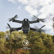 Vivitar Sky Flow 4K Aerial Camera Drone Image Stabilization & Carrying Case, Black