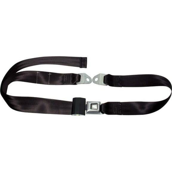 2-Point Seat Belt, Black