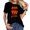 Black, variant on Womens Jesus Loves You But I'm His Favorite ----- T-Shirt
