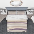 thumbnail image 3 of Designart 'Shape of Glam Purple III' Geometric Duvet Cover Set, 3 of 4