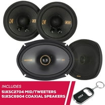 New Kicker KS-Series 51KSC2704 2.75" Mid/Tweeters & 51KSC6904 6x9" Coaxial Speakers