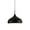 Black, variant on Colorful Wood Metal Pendant Light Fixture for Over Kitchen Island, Nordic Minimalism Pendant Lighting for Dining Table, Simple Retro Rustic Hanging Lamp Farmhouse Ceiling Chandelier