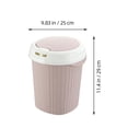 thumbnail image 2 of unbranded Papelera Empujable Rosa Resistente Con De Textura Para Oficina Y Hogar Compacta, 2 of 8