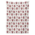 thumbnail image 3 of Ambesonne Flowers Tablecloth Rectangular Table Cover, Bridal Bouquets Roses, 52"x70", Pink Ruby Green, 3 of 4
