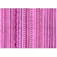 thumbnail image 1 of Ahgly Company Indoor Rectangle Abstract Pink Modern Area Rugs, 2' x 4', 1 of 4