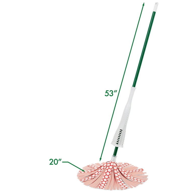 Free Shipping! Libman Microfiber Wonder Mop with Green Steel