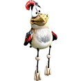 thumbnail image 1 of Chicken Farm Farm Art Funny Little Chicken Decoration Resin Farm Hen Garden Landscape Ornaments Gift Flower Pots Chair Fence Ladder Backyard Courtyard Chicken Decoration (C), 1 of 2