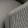 thumbnail image 4 of Manhattan Comfort Raya Dining Armchair with Solid Wood Frame in Taupe, 4 of 10