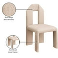 thumbnail image 2 of Meridian Furniture Bennett Beige Boucle Fabric Dining Chair (Set of 2), 2 of 8