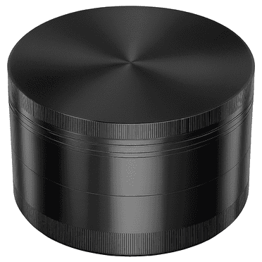 Elevate Clouds 3-Inch Spice & Herbs Grinder - Large Herb Grinder with Magnetic Lid - Sharp Diamond Teeth - Midnight Black