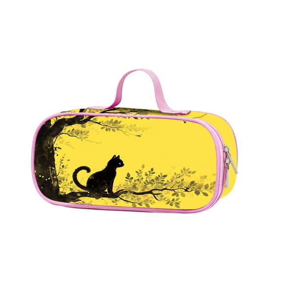 Back to School Supplies Under 1 Pencil Case Aesthetic Zipper Pencil Bag Big Storage Pen Organizer for Stationery for Teen Girls Boys Students #1330
