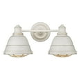 thumbnail image 3 of Golden Lighting Bartlett 2-light Vanity in French White, 3 of 3