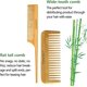 thumbnail image 5 of cepillos de pelo de bambú, peine de cola de dientes anchos, cepillo de pelo de masaje de madera ecológico, adecuado para mujeres, hombres y niños, kit de regalo para cabello seco y rizado por, 5 of 5