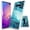 Blue, variant on Samsung Galaxy S10 Case, KAESAR Graphic Pattern Designed Ultra Thin Slim Crystal Clear Transparent Soft TPU Cover Case for Samsung Galaxy S10 (Blue Squartz Marble)