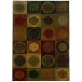 thumbnail image 1 of Oriental Weavers Allure 6'7" x 9'6" Machine Woven Rug in Green, 1 of 2