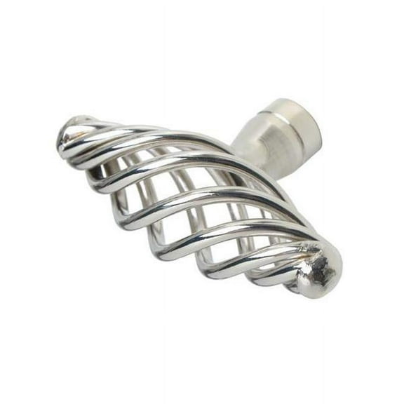 Utopia Alley Aire Cabinet Ring Pull Knob - Decorative Cabinet Drop Pull Knobs for Cabinets and Drawers - Vintage Cabinet Hardware with Hand Finished Polished Nickel - Metal Drawer Pull Knobs 2.4"