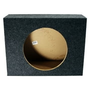 Single 12 Subwoofer Universal Standard Cab Truck Sub Box Enclosure Speaker