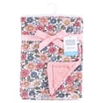 thumbnail image 2 of Cobija de Peluche Hudson Baby Floral Rosa Azul 76x102 cm, 2 of 2