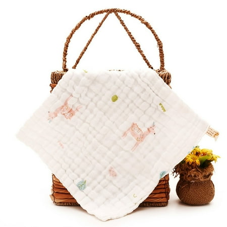 

Sunhillsgrace Baby Cotton Gauze Bib Saliva Towel Bath Washcloth Soft Handkerchief