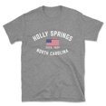 thumbnail image 1 of Holly Springs North Carolina Patriot Men's Cotton T-Shirt, 1 of 1