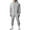 Gray, variant on Dxzfnsa Sweat Suits for Men Men's Fleece Solid Color Hoodie Sets Casual Athletic Long Sleeve Hoodies and Sweatpants Outfits Jogging 2 Piece Tracksuits