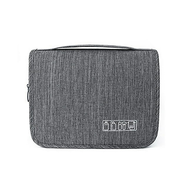 Neceser WDOplteas Maquillaje Impermeable con Gancho Gris