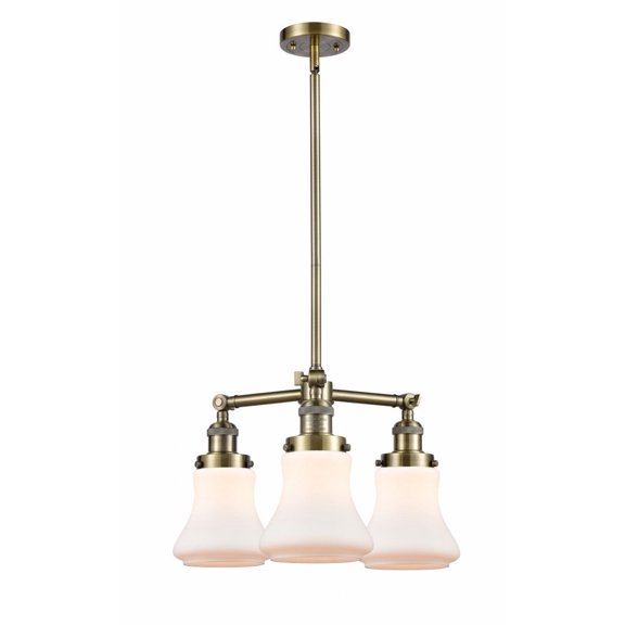 Innovations Lighting - Bellmont - 3 Light Chandelier In Industrial Style-13