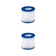 thumbnail image 3 of kurtrusly 1PCS For Replacement Filter Cartridge Swimming Pool Pump Easy Set Up TA Blue and white 80mm 2Set, 3 of 6