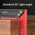 thumbnail image 3 of RUISINERY Heavy Duty Wide Base Carpentry Square With Clear Measurement Scale for Precise Measuring DIYer Projects in Woodworking, 3 of 7