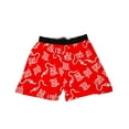 thumbnail image 1 of Fun Boxers Mens Got Gas Print Boxers Underwear Adult Male Sleep Shorts Red S, 1 of 3