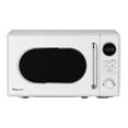 thumbnail image 1 of Open Box Magic Chef 0.7 Cubic Feet 700 Watt Retro Countertop Microwave, White, 1 of 9