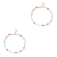 thumbnail image 2 of Qarigey Collar de perlas Gargantilla de cuentas coloridas Cadena de cuello Joyería bohemia Accesorio de moda Niñas Vacaciones Playa Diario Tipo 1 2Conjunto, 2 of 6