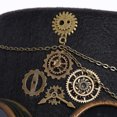 thumbnail image 4 of GRACEART Unisex Steampunk Top Hats with Goggle Gothic Punk Hallo Hat, 4 of 6