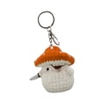 thumbnail image 5 of Crochet Dolls Pendant Key Chain Pirate Mushroom Keychain Stylish Bag Accessory for Women Stylish Knitting Decoration, 5 of 8