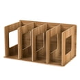 thumbnail image 1 of 4 Grids Wooden Bookshelf Storage Rack Tabletop Bookcase Organizer Home Decor, 1 of 10