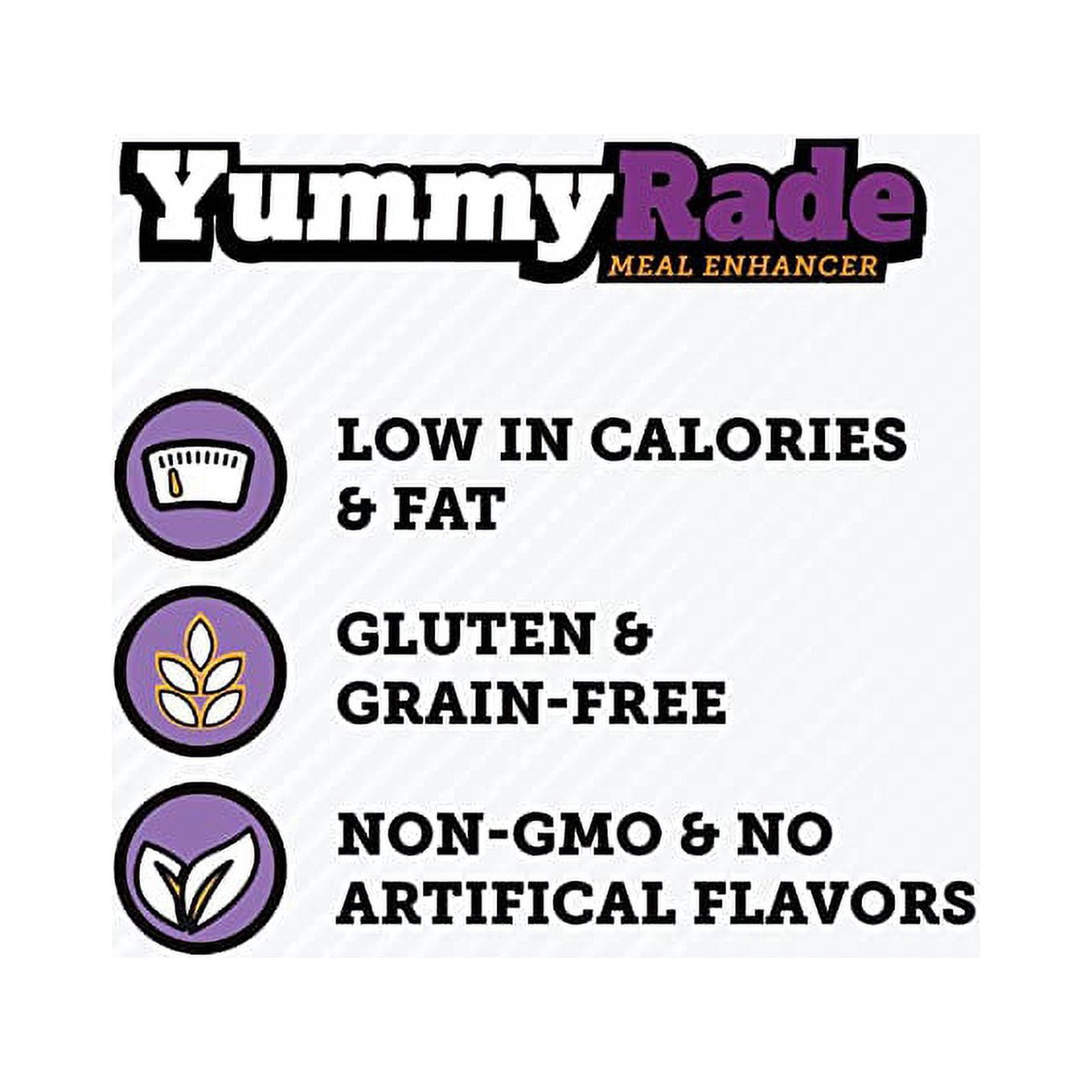 YummyRade Prebiotic Gravy Meal Topper for Dogs/Fussy Eaters/Dry Bland Food/Prebiotics/Low-Calorie and Fat/3 Pack (3 x 8.4 fl oz)