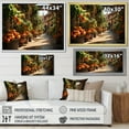 thumbnail image 4 of Designart "Seville Orange Trees Spain" Spain Floater Framed Wall Art Living Room, 4 of 7