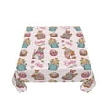 thumbnail image 5 of Wukai Hello Easter Waterproof Tablecloth for Kitchen Dining, Fits Square Tables for 2-4 Seats -60"x60", 5 of 7