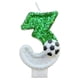 thumbnail image 5 of Football Candles Number 0-9 Green Sparkles Birthday Creatives, 5 of 5