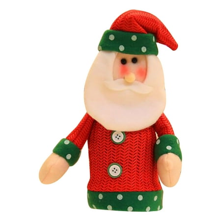

Yrtoes Wine Bottle Cover Bags Decoration Home Party Santa Claus Christmas